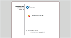 Desktop Screenshot of modus-forum.de