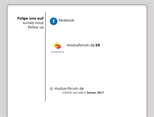 Tablet Screenshot of mail.modus-forum.de